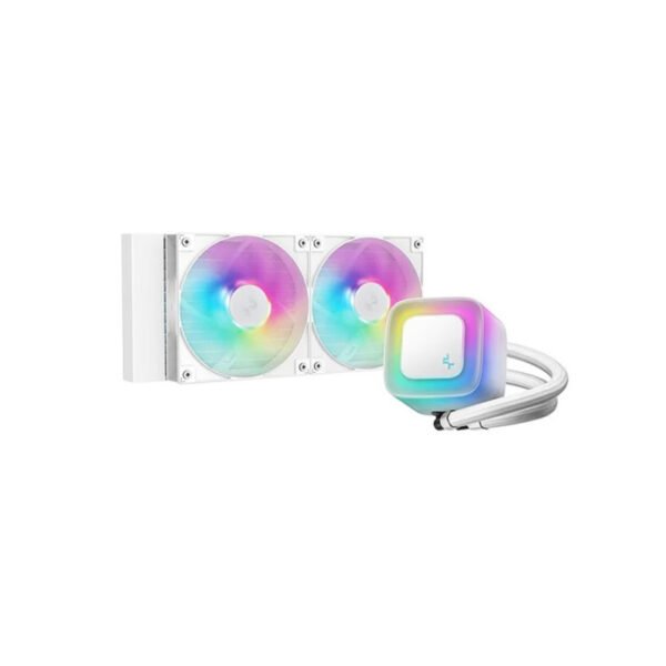 Cooler Líquido DeepCool LE240 V2 ARGB Blanco 240mm