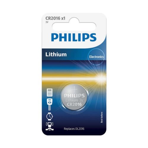 Pila de Litio Philips CR2016 3V Pack Individual