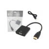 Adaptador HDMI Macho a VGA Hembra con Audio