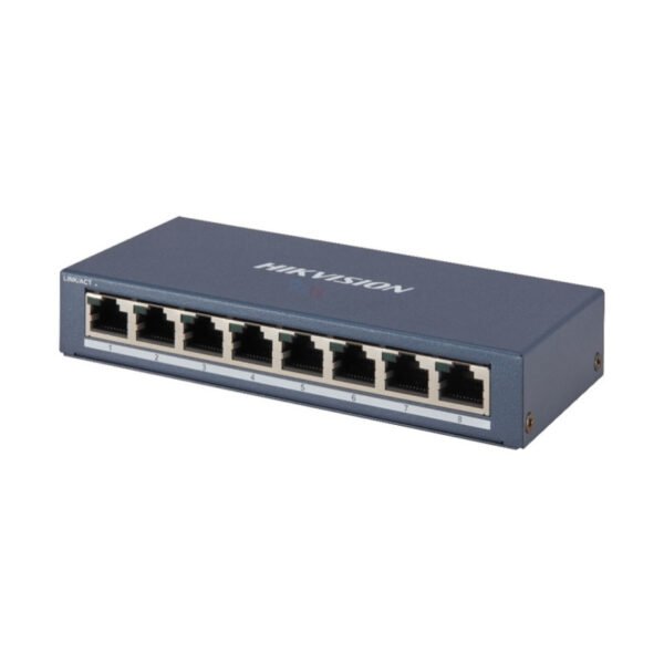 Switch PoE Hikvision 8 Puertos Gigabit 60W