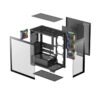 itecs-711222b4a3202edb2f0080a94a071515 Gabinete DeepCool CG580 4F V2 Paneles de Vidrio Negro