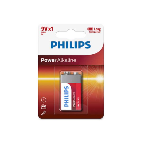 itecs-7553d2672e891438fe15898b1a189a46 Batería Alcalina Philips 6LR61P1B/97 9V Pack Individual