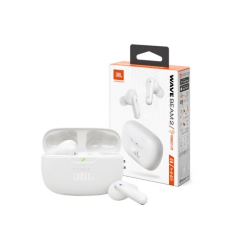 Auriculares JBL Wave Beam 2 In-ear Bluetooth ANC Blanco