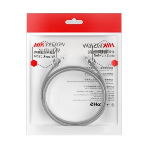 Cable Patchcord Hikvision Cat6 Gris 50 Centímetros