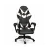 Silla Gamer Ergonómica con Masajes Negra y Blanca