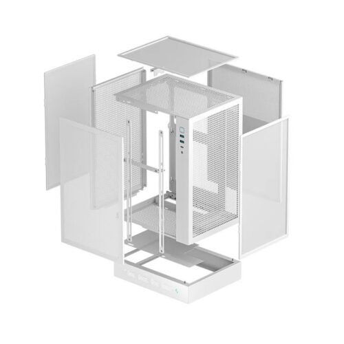 Gabinete DeepCool CH170 Digital ITX Vertical Blanco