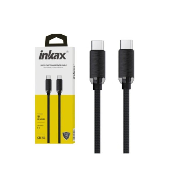 itecs-7c8bc4d851c0af816dd5406a1362a6fe Cable Inkax USB-C / USB-C 240W 2m negro