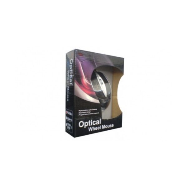 Mouse optico Xtreme negro plata USB