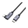Cable Unitek USB-C a USB-C 90 grados PD 100w 3m