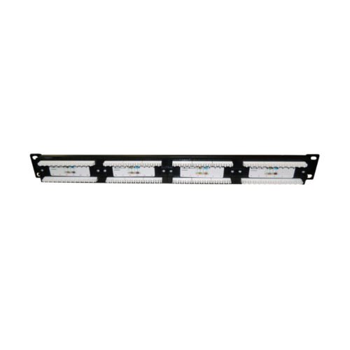 Patchera 24 puertos cat 5e para rack