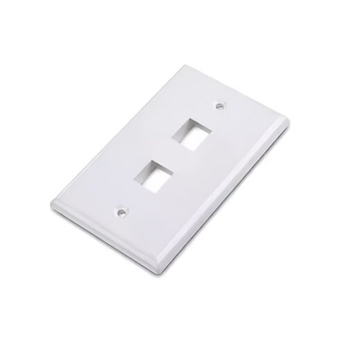 Plaqueta NRG+ RJ45 1 Puertos Blanco