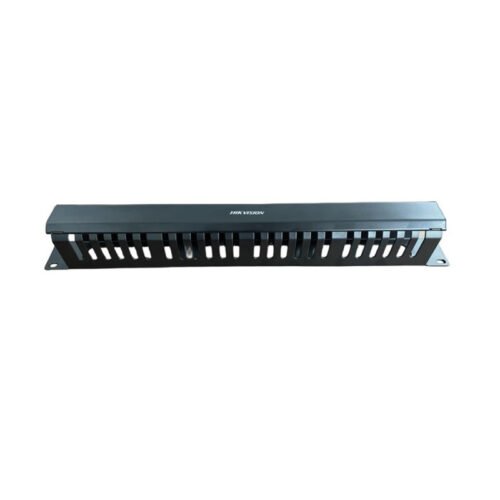 Organizador de Cables Hikvision 1U 24 Ranuras Metálico