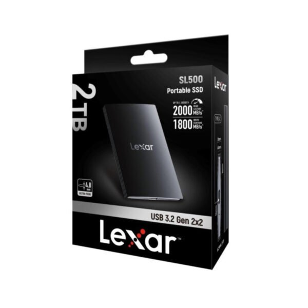 Disco SSD Lexar SL500 2TB Portable con Set Magnético