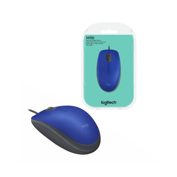 itecs-8ced3b4b1b1891ef553a81215b04b375 Mouse Logitech M110 Silent Óptico USB Azul