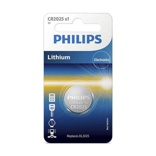 Pila de Litio Philips CR2025 3V Pack Individual