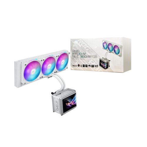 Cooler Líquido Asus ROG Ryuo IV SLC 360mm 2K AMOLED Blanco