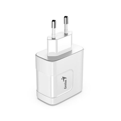 Cargador Genius PD-65AC 65W USB-C y USB-A Blanco