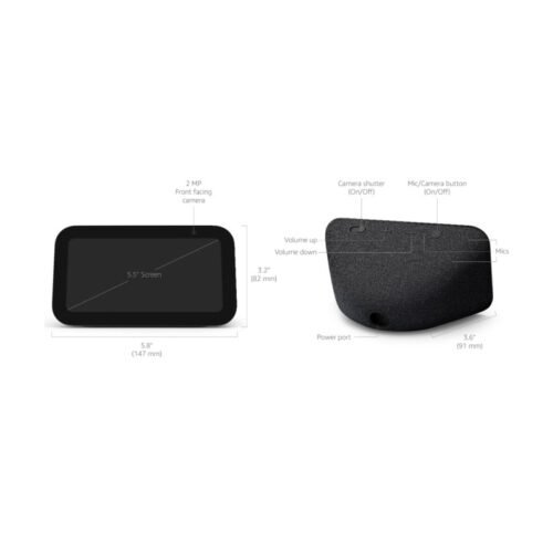 Parlante inteligente Amazon Echo Show 5 blanco