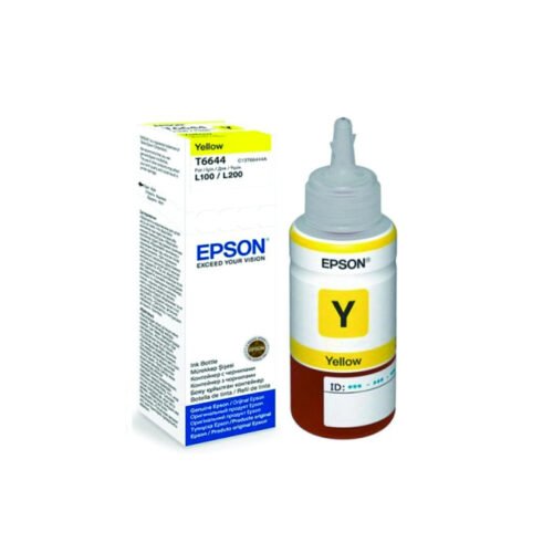Botella de Tinta Original Epson T664320 70ml Amarillo