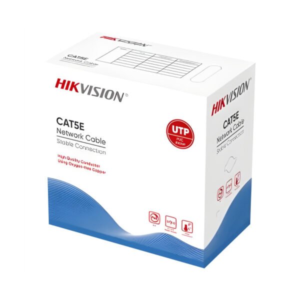 itecs-9f8bb63eeeae5c80982d89c23ade99f2 Cable UTP Hikvision Cat.5e 100% Cobre Interior 305m Gris