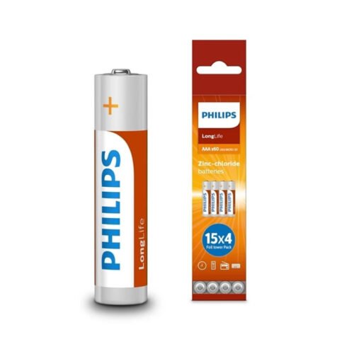 Pilas Philips Longlife AAA x 60