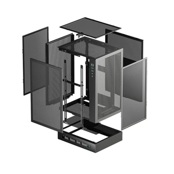 Gabinete DeepCool CH170 Digital ITX Vertical Negro