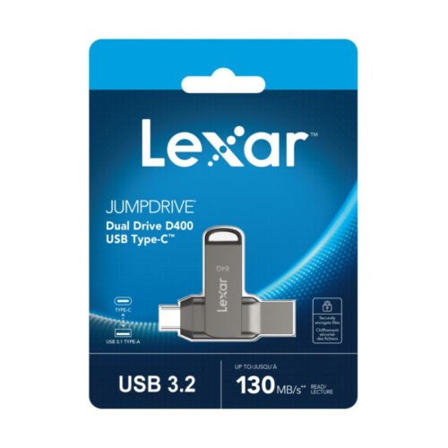 Pendrive Lexar JumpDrive D400 64GB USB 3.2 Dual