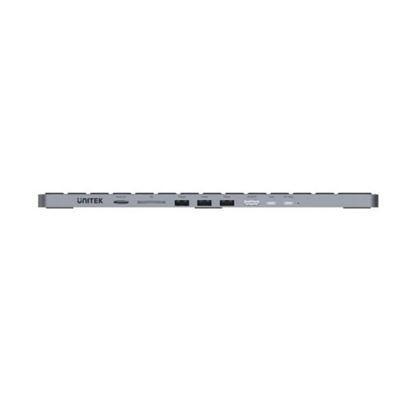 itecs-a52678bc2b8af4dc96056b2258033ab1 Teclado con HUB USB-C Unitek 9 en 1 PD 100W