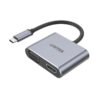itecs-a654b95954669de6d17ab62fddb53953 HUB USB-C Unitek 4 en 1 Dual Display, PD 100w