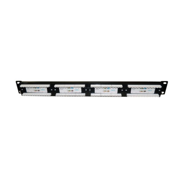 Patchera 24 puertos cat 6e para rack
