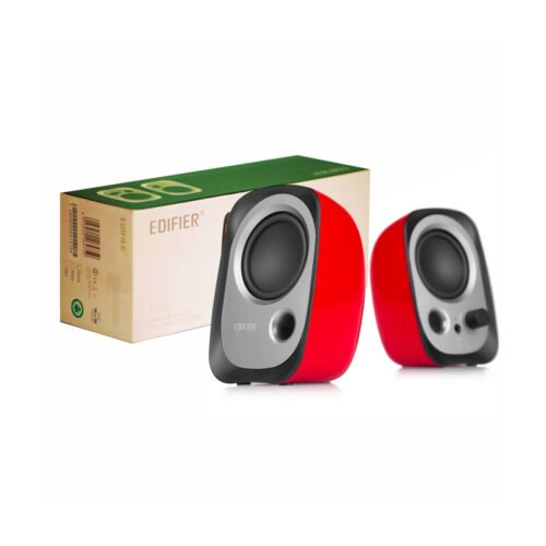 Parlantes 2.0 Edifier R12U 4W RMS USB Rojo