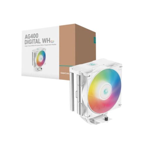 Cooler CPU DeepCool AG400 Digital ARGB Blanco