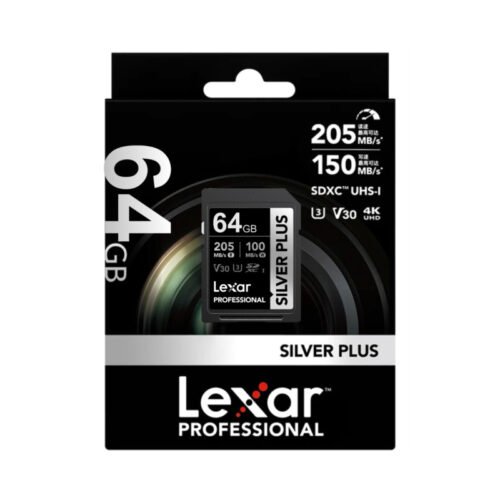Memoria SDXC Lexar Pro 64GB Silver Plus