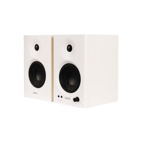 Parlantes Edifier MR4 de estudio blancos