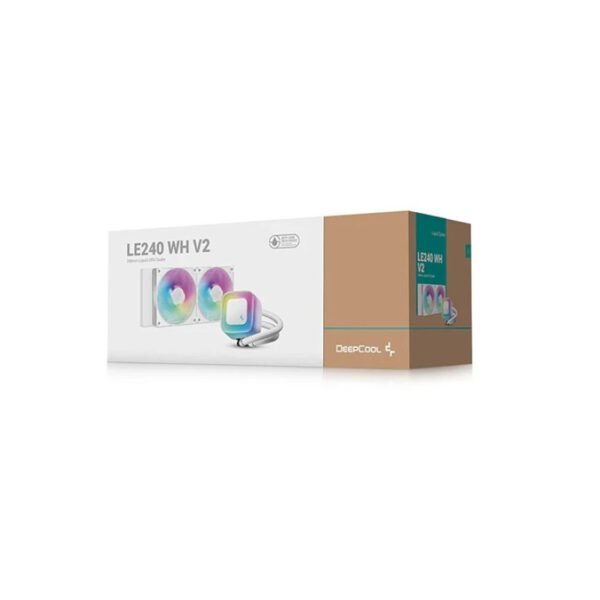 Cooler Líquido DeepCool LE240 V2 ARGB Blanco 240mm