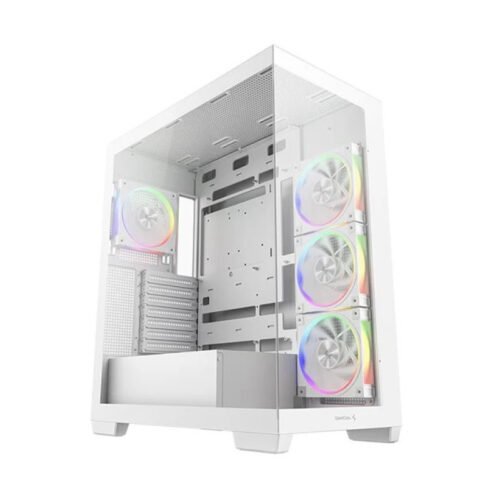 Gabinete DeepCool CG580 4F V2 ATX Paneles de Vidrio Blanco