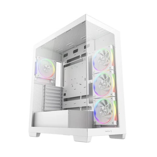 Gabinete DeepCool CG580 4F V2 ATX Paneles de Vidrio Blanco