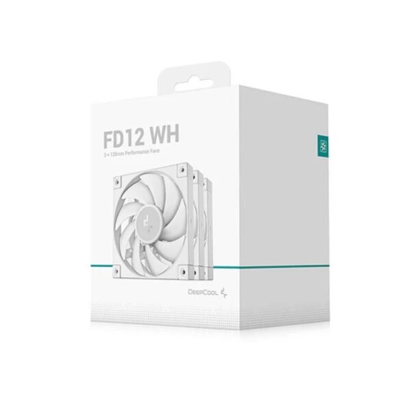 Fan Cooler DeepCool FD12 120mm Pack de 3 Blanco