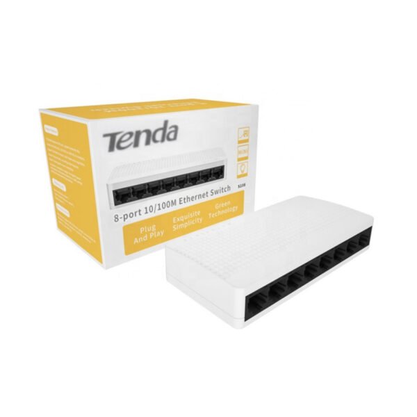 itecs-b36f8c020865a97251610525cd8e3dae Switch Tenda S108V8 8 Puertos 10/100 Mbps Desktop