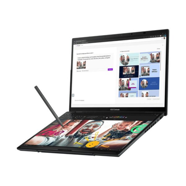 Notebook Asus Zenbook Duo Core Ultra 9 5.4Ghz, 32GB, 1TB SSD, DUAL 14'' 3K Oled Touch