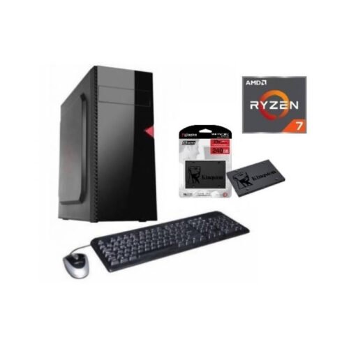 Equipo de Escritorio AMD Ryzen 7 5700G 8GB RAM + SSD 240GB