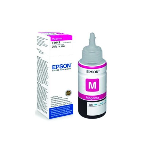 Botella de Tinta Original Epson T664320 70ml Magenta