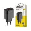 Cargador Inkax Y43-EU USB-A+C 20W+18W Carga Rápida Negro