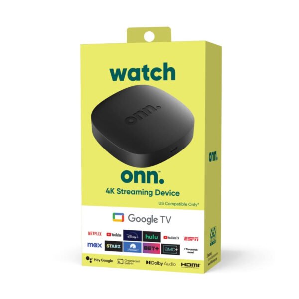Onn Google TV 4K Streaming Box