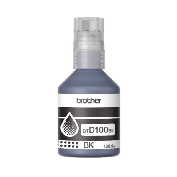 Botella de Tinta Brother BTD100BK Negra