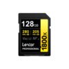 Memoria SDXC Lexar Pro 1800X 128GB UHS-II Gold Series