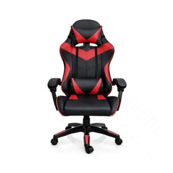 Silla Gamer Ergonómica con Masajes Negra y Roja
