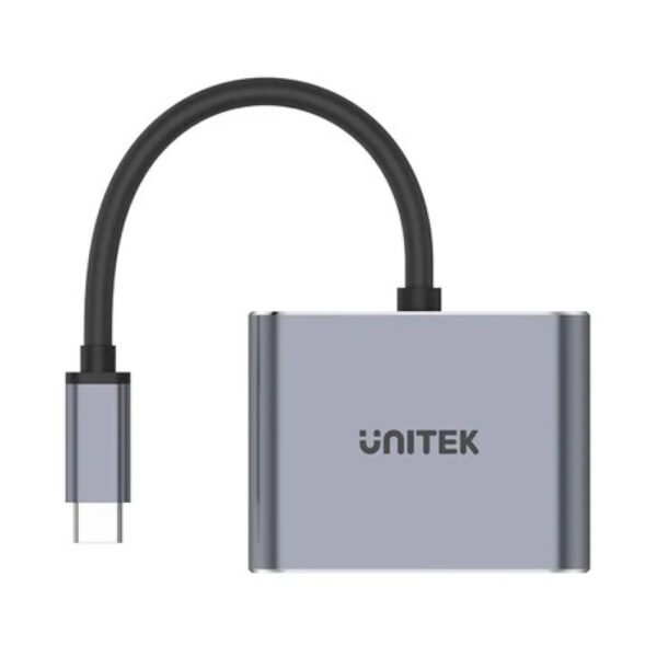 itecs-bff41a74dbb7c03e5483004b7bc0fcc0 HUB USB-C Unitek 4 en 1 Dual Display, PD 100w