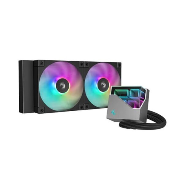 Cooler Líquido DeepCool LT240 ARGB 240mm Negro