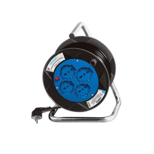 Alargue Carrete Conatel 15m 4xSchuko 2500W